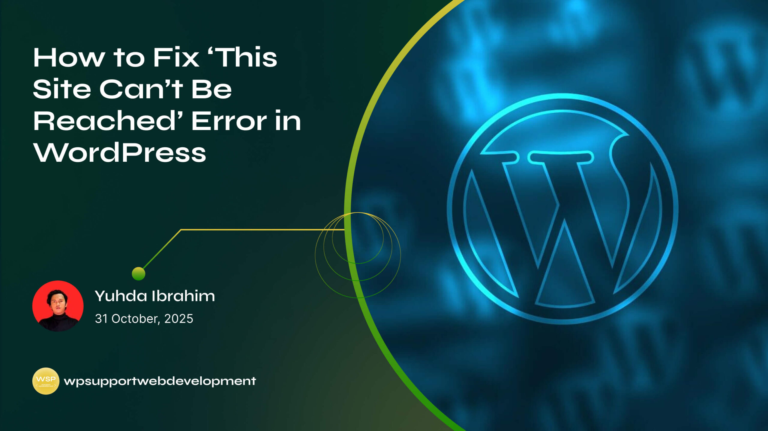 How to Fix ‘This Site Can’t Be Reached’ Error in WordPress - WPS