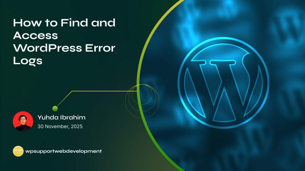 How to Find and Access WordPress Error Logs