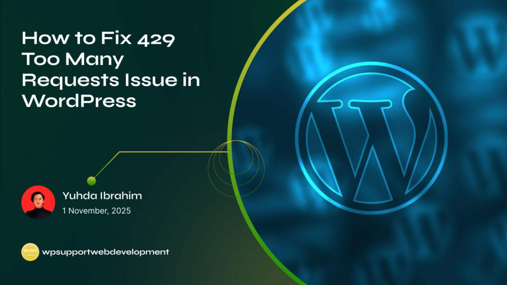 How to Fix 429 Too Many Requests Issue in WordPress