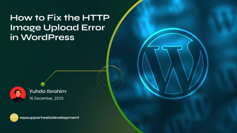 How to Fix the HTTP Image Upload Error in WordPress